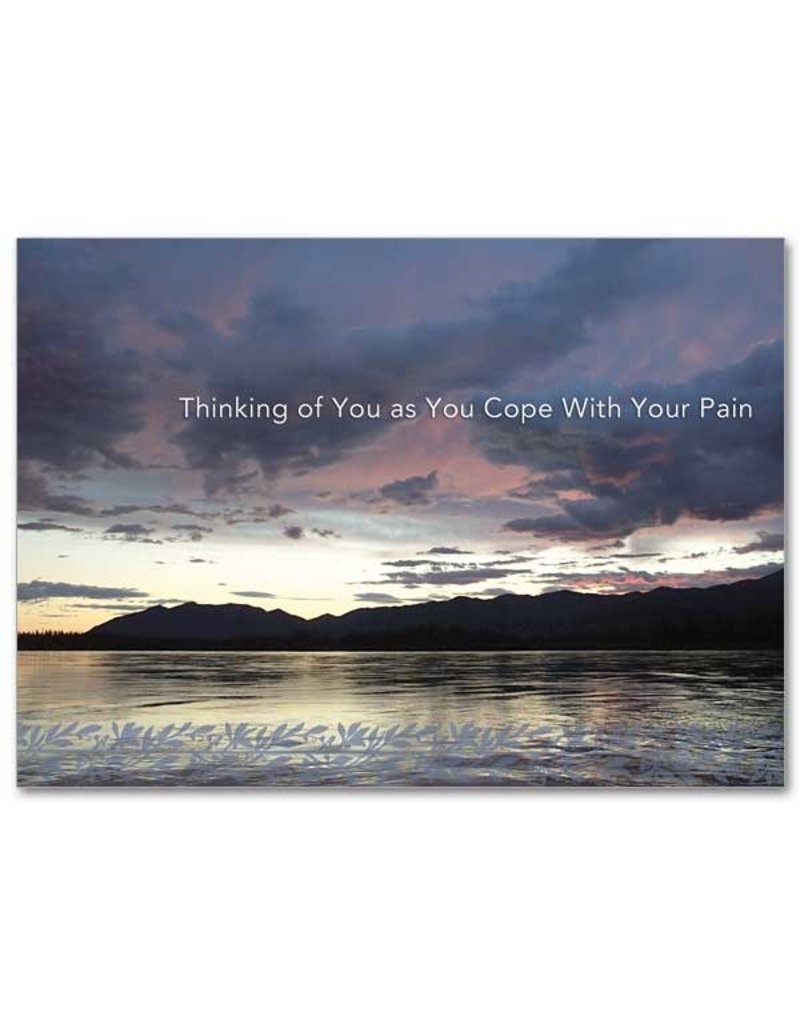 The Printery House Thinking of You as You Cope with Your Pain Sympathy Card