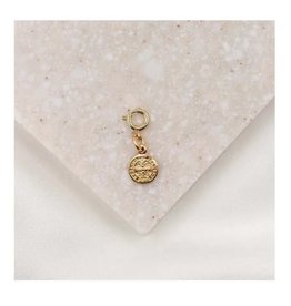 My Saint My Hero St. Benedict Charm, gold,  small