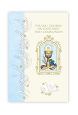 Alfred Mainzer For You, Godson, On Your First Communion-greeting card