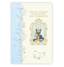 Alfred Mainzer For You, Godson, On Your First Communion-greeting card