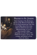 Catholic ID Prayer to St. Joseph Card
