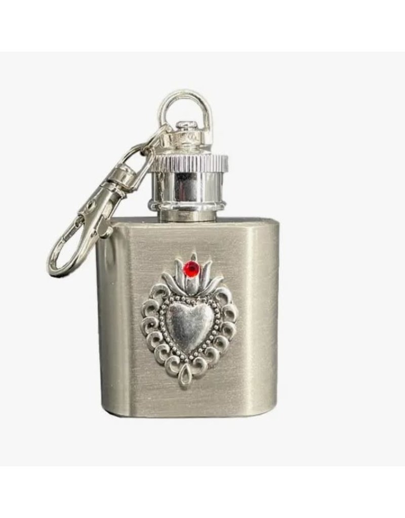 Oremus Mercy Sacred Heart  Flask 1 oz