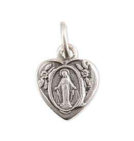 WJ Hirten Miraculous Heart Shaped Medal