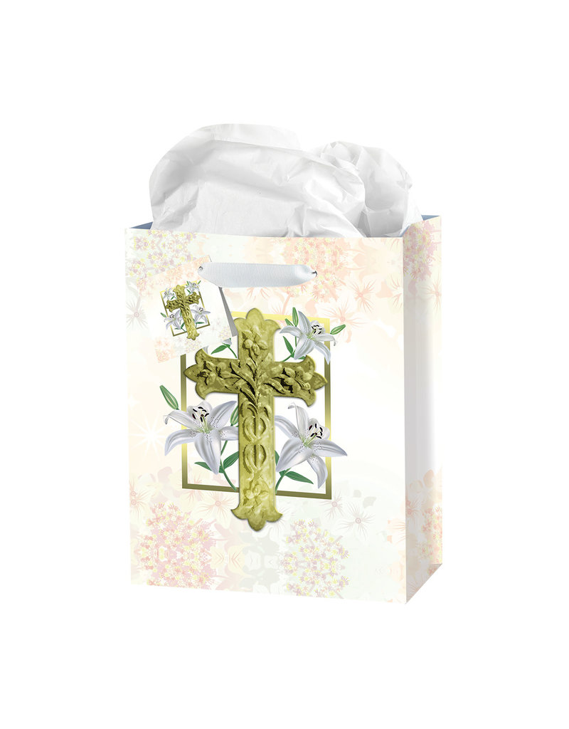 WJ Hirten Easter Lily Gift Bag (Medium)
