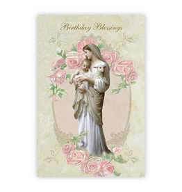 Christian Brands Birthdays Blessings Card - Divine Innocense