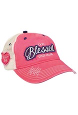 Kerusso Cherished Girl Womens Cap God Blessed (Pink & White)