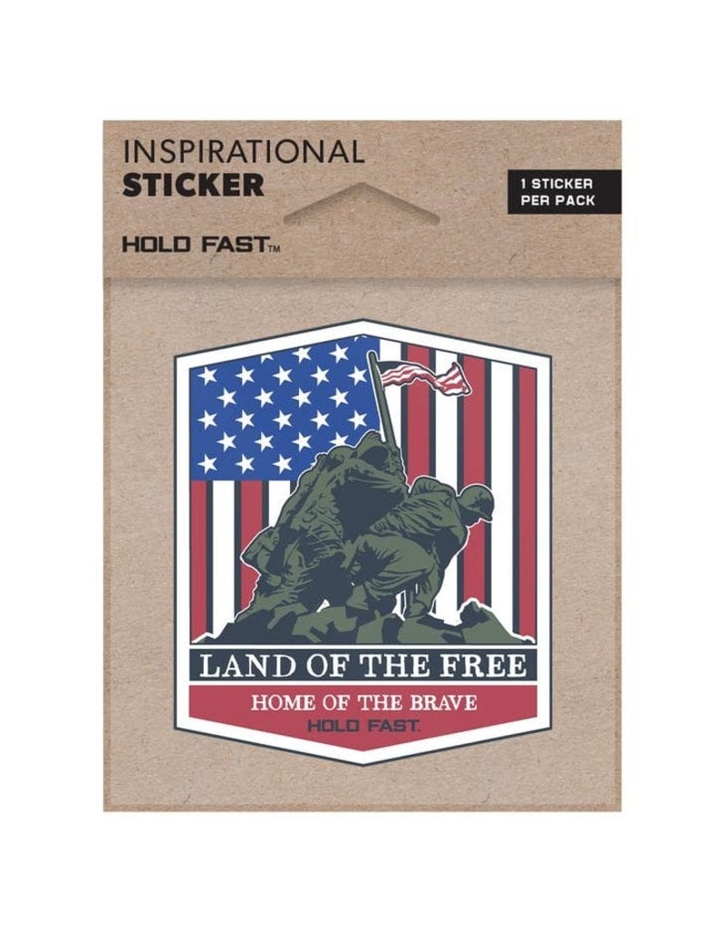Kerusso HOLD FAST Land of the Free Sticker