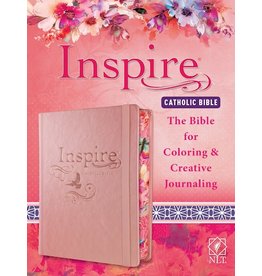 Tyndale House Publishers Pink Inspire Bible-NLT: The Bible for Creative Journaling ( Inspire: Large Print ) - Large Print (Hardcover)