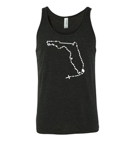 States of Faith Florida Catholic Rosary Tank Top X-Large