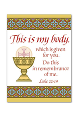 Altar + Home This Is My Body Mass Card, General Intention