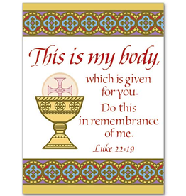 Altar + Home This Is My Body Mass Card, General Intention