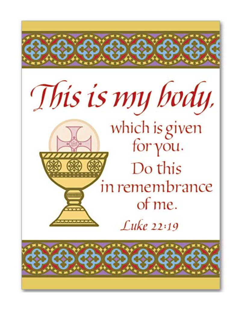 Altar + Home This Is My Body Mass Card, General Intention