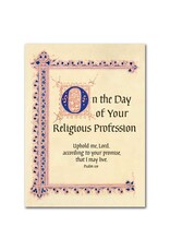 The Printery House On the Day of  Your Religious  Profession  Greeting Card
