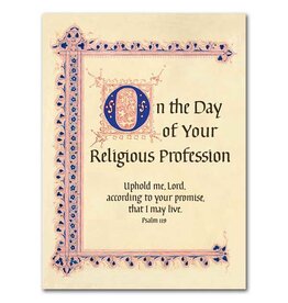 The Printery House On the Day of  Your Religious  Profession  Greeting Card