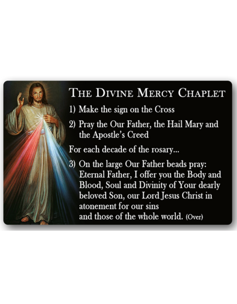 Catholic ID Divine Mercy Chaplet ID Card