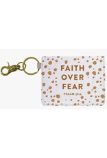 Kerusso Faith Over Fear Keychain ID Case - grace & truth