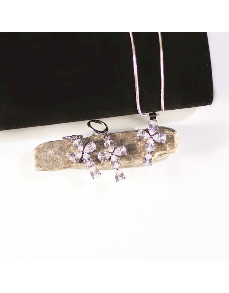 Mary Eden Necklace/Earring Set - Cross Set