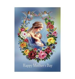 Saints Galore Catholic Publishing Happy Mother's Day | Floral Note Card