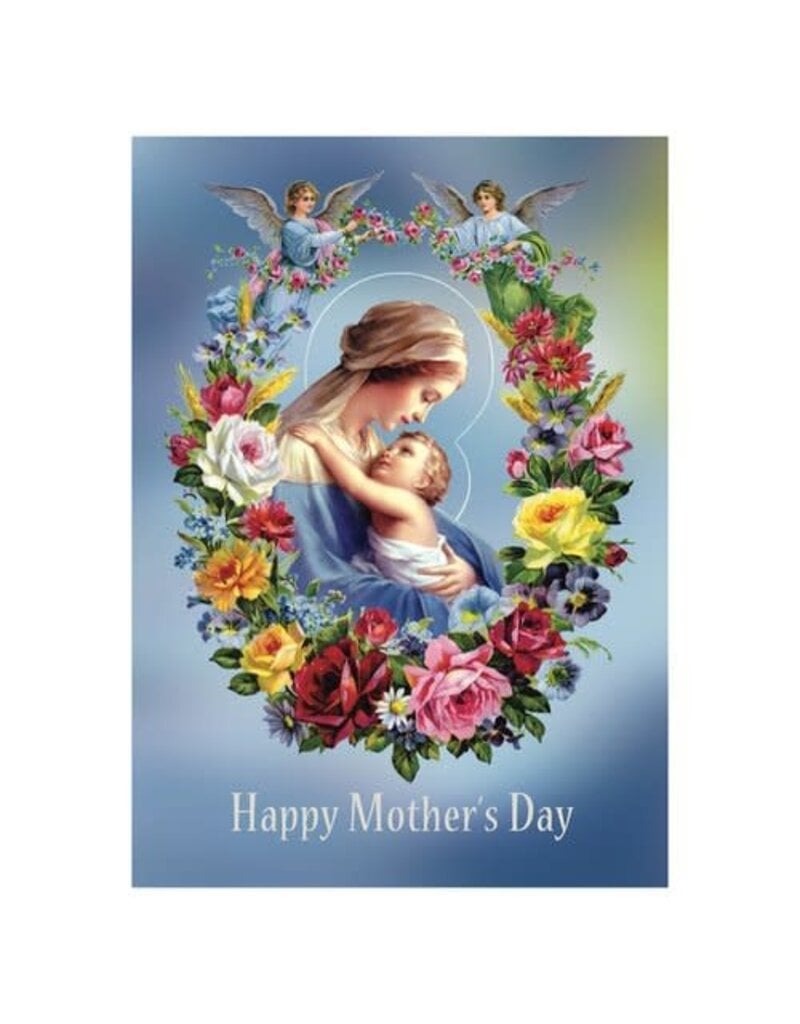 Saints Galore Catholic Publishing Happy Mother's Day | Floral Note Card