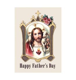 Saints Galore Catholic Publishing Happy Father's Day | Good Shepherd Note Card