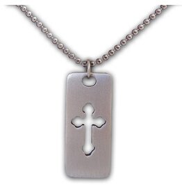 Abbey & CA Gift Pendant Necklace | Cross Cutout