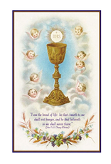 Saints Galore Catholic Publishing First Holy Communion | Holy Eucharist Card
