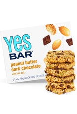 Yes Bar Yes Bar - Peanut Butter Dark Chocolate - Gourmet Plant-Based Snack Bar