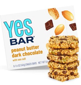 Yes Bar Yes Bar-Peanut Butter Dark Chocolate - Gourmet Plant-Based Snack Bar