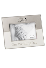 Roman, Inc Frame-Our Wedding Day-White/Silver (6.5")