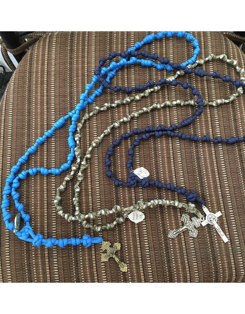 Lydia Stanley Handmade Paracord Rosary (knotted)