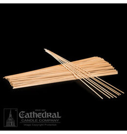 Cathedral Candle Co. 12" x 1/8" Wood Candle Applicator Stick (Single Stick)