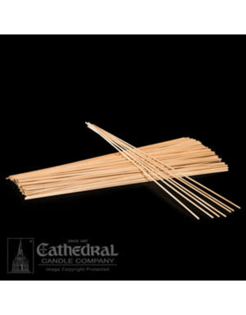 Cathedral Candle Co. 12" x 1/8" Wood Candle Applicator Stick (Single Stick)