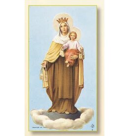 WJ Hirten Holy Card - Mount Carmel