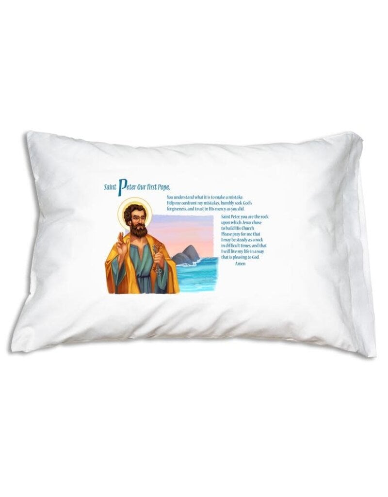 IHM Designs Prayer Pillowcase St. Peter