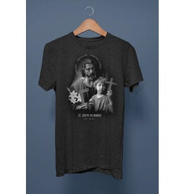 Romantic Catholic St. Joseph the Worker T-Shirt