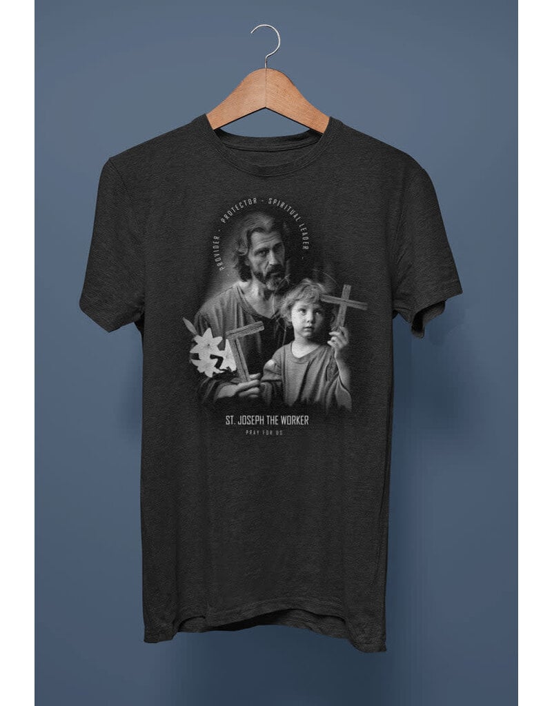 Romantic Catholic St. Joseph the Worker T-Shirt