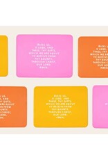 Be A Heart Meal Blessing Silicone Placemat (Mustard Yellow)