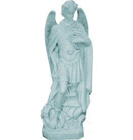 Space Age Plastics 24" St. Michael the  Archangel Plastic Garden Statue - Granite Finish