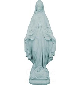 Space Age Plastics 24" Our Lady of Grace Plastic Garden Statue - Granite Finish