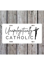 Crows Nest Atelier Unapologetically Catholic Vanity Auto License Plate