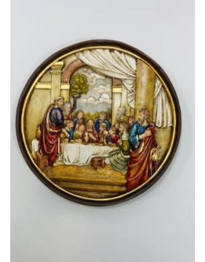 Liscano, Inc. 10"x 10" Last Supper Medallion Plaque