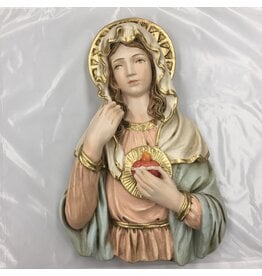 Liscano, Inc. 10" x 14" Immaculate Heart of Mary Large Plaque