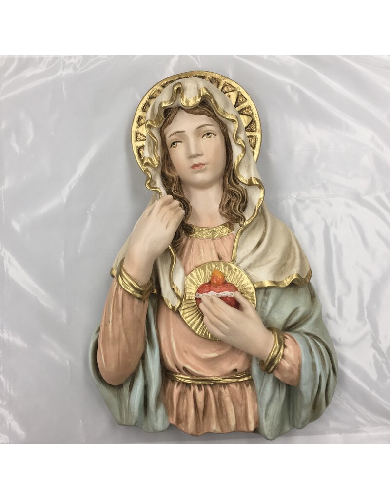 Liscano, Inc. 10" x 14" Immaculate Heart of Mary Large Plaque