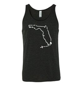 States of Faith Florida Catholic Rosary Tank Top X X-Large