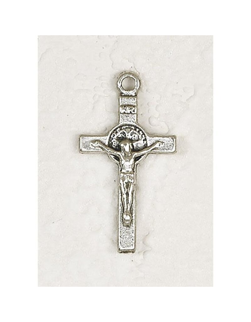 Lumen Mundi St. Benedict Crucifix Oxidized Medal