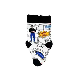 Sock Religious Sock Religious JP II Comic Book Socks