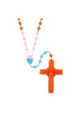 Christian Brands Multicolor Silicone Rubber Rosary