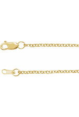 Stuller 14K Yellow Gold-Filled 1.5 mm Cable 24" Chain