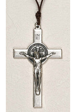 Lumen Mundi St. Benedict Crucifix Oxidized Medal