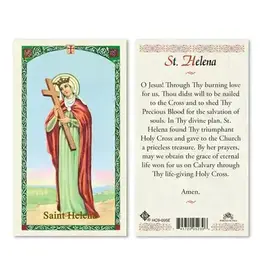 St. Helena Laminated Holy Card